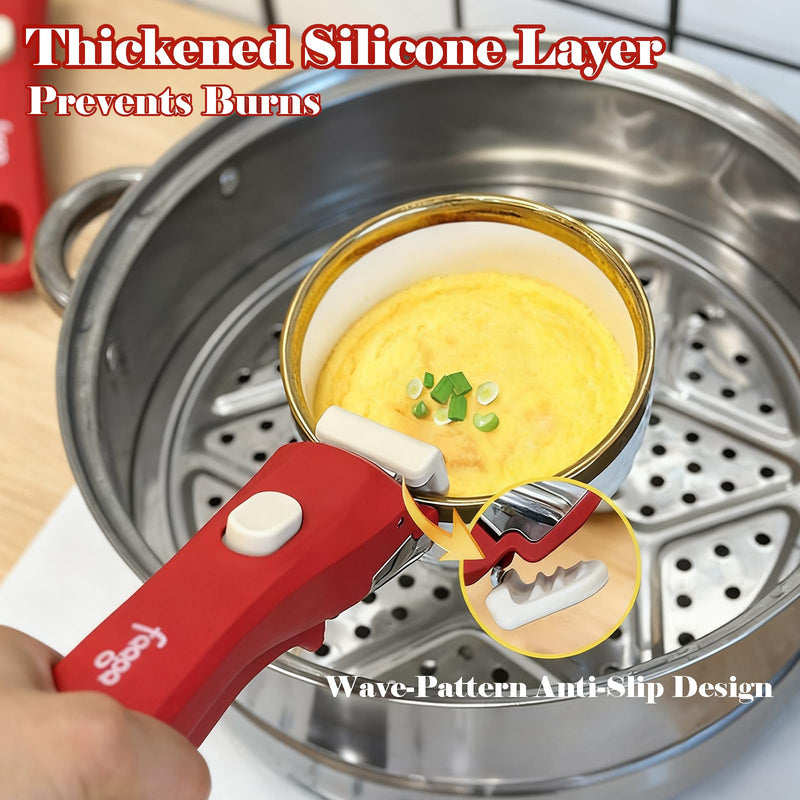 Removable Handle, Detachable Handle for Pots and Pans, Durable & Heat-Resistant, Fits All Cookware Replacement Handles, Compatible with Thin Edge Cookware (2Pcs)