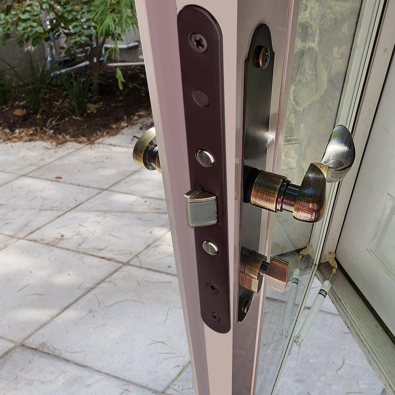 2 Point Bolt Mortise Lock Body Fit Pella Storm Doors (Cranberry) Cranberry