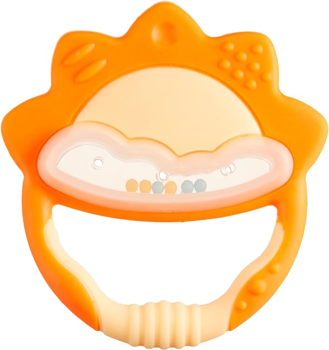Japan Richell Baby Training Teether 3 Months and Up - Yellow - NewNest Australia
