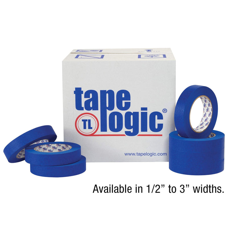 Tape Logic (12 Pack Blue Painter's Tape, 1/2 Inch x 60 Yards, Multi-Surface, Easy Removal and Residue Free 12 Pack