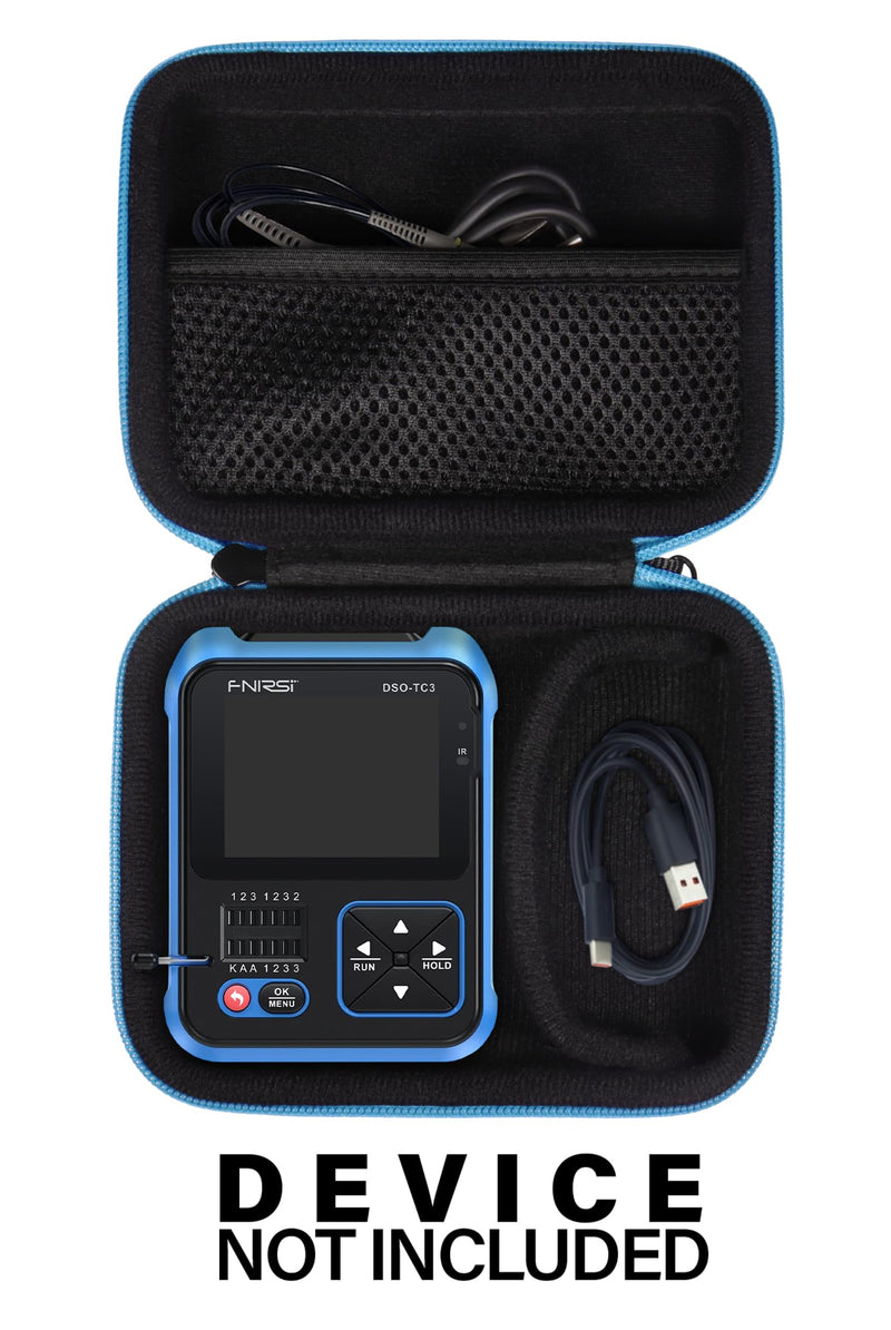 CaseSack Case compatible with FNIRSI DSO-TC3 Oscilloscope - 3-in-1 Handheld Oscilloscope & DDS Signal Generator & Transistor Tester