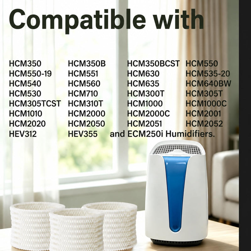 HAC-504 Humidifier Filter Replacement for Honeywell Filter A, HCM350
