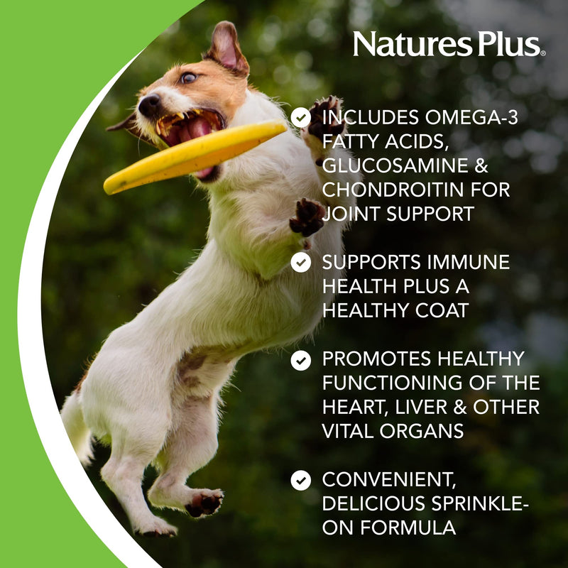 NaturesPlus FurBaby Multivitamin for Dogs - 10.4 oz - Supports Joint Health, Immune Function, Healthy Coat & Energy Production - Non-GMO - 60 Servings - PawsPlanet Australia