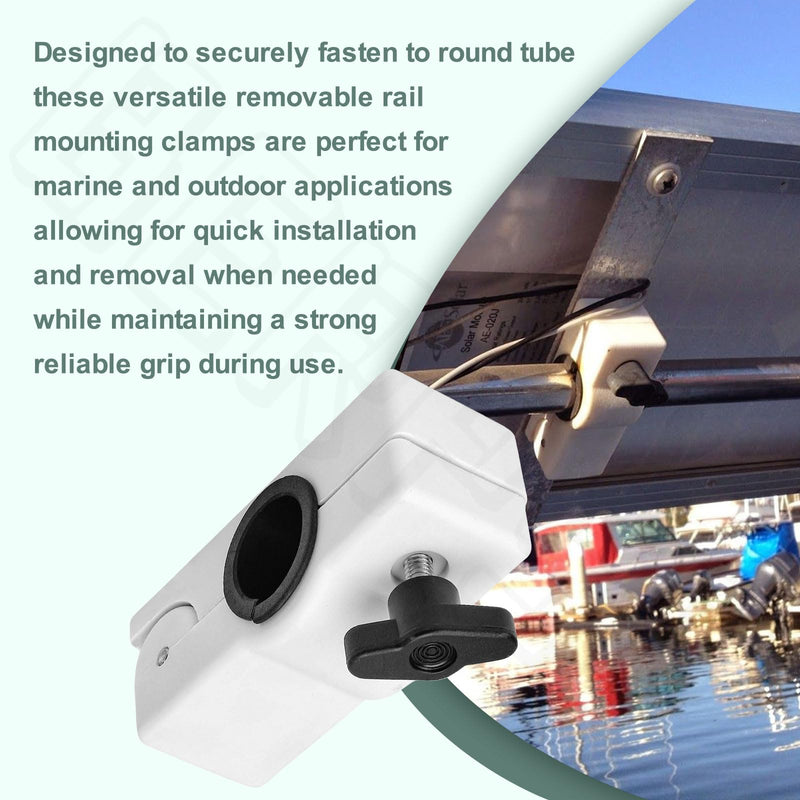 327199-1 Removable Rail Mount Clamps - Use for Round Tubing Compatible with S-ea Dog