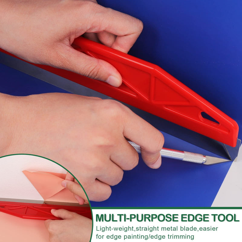 WRAPXPERT Wallpaper Smoothing Tools,Wallpaper Tool Kit with Squeegee Smoother,Seam Roller,Wallpaper Brush for Wallpaper Hanging,Contact Paper,Vinyl Application,Wallpaper Paste Multicolor