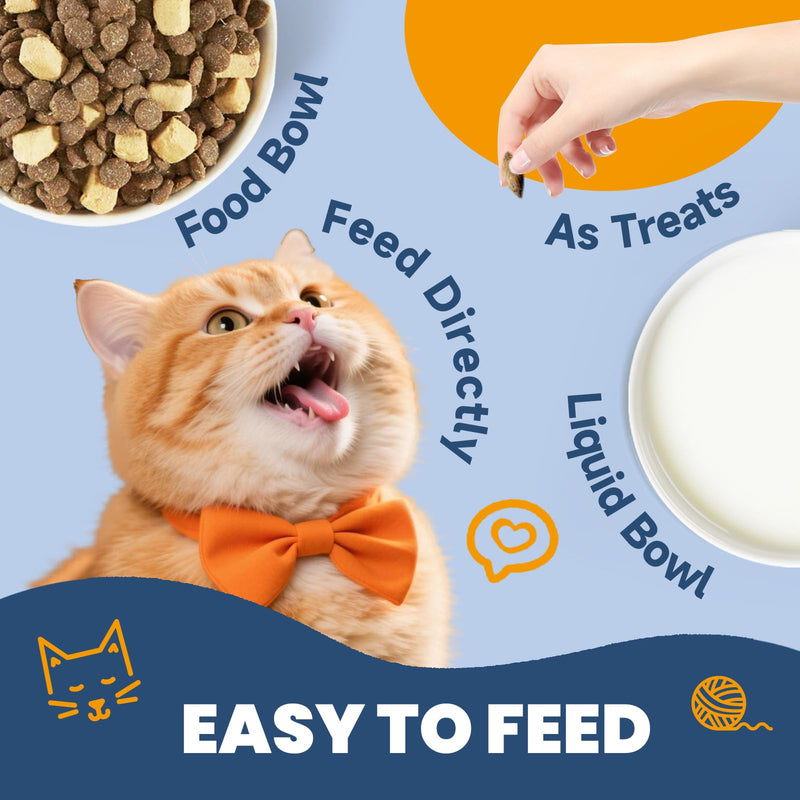 Cat Lysine Chews & Dog Mushroom Drops - for Cat Support Immune Health, Normal Eye Function and Respiratory Health - for Dog Lumps and Bumps Treatment - Digestive, Cellular, Immune Health Support