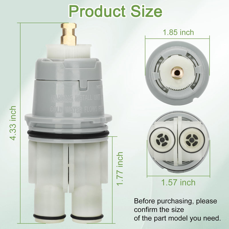RP46074 Shower Valve Cartridge Assembly, Shower Cartridge for Shower and Tub 13/14 Series Faucet,Single-Handle Universal Valve Cartridge Repair Kit,Replacement for Monitor Shower Cartridge,1PCS 1Pcs*RP46074 Shower Valve Cartridge