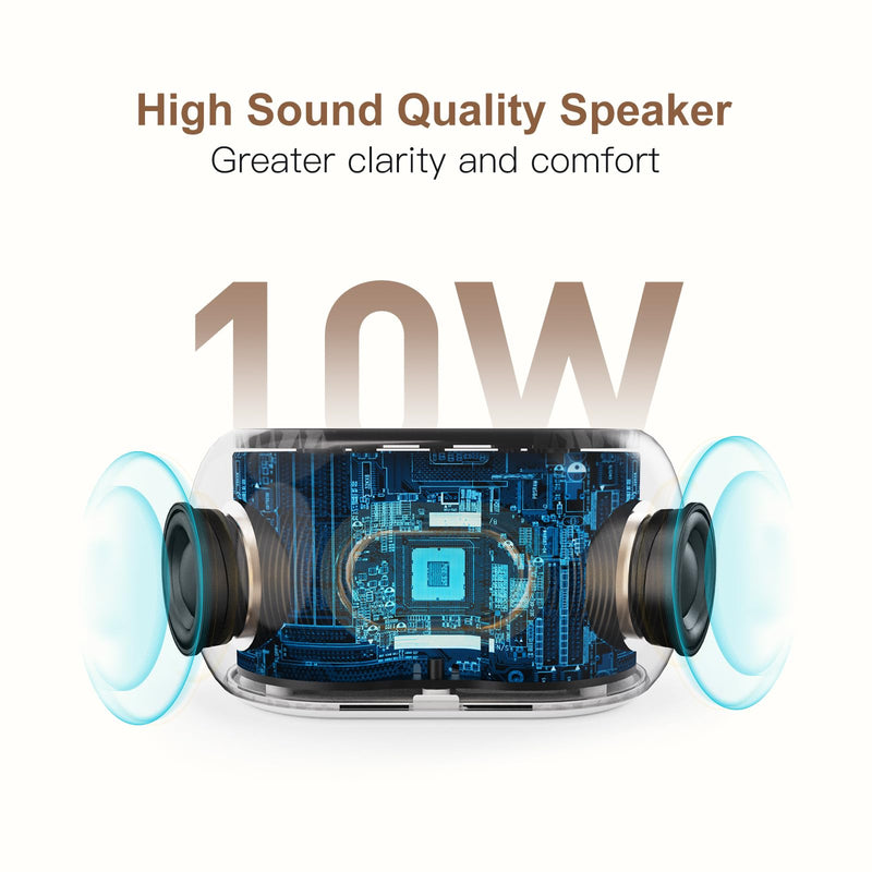 ANJANK White Noise Sound Machine Alarm Clock with Bluetooth Speaker, 21 Relaxing Sounds, 7 Night Lights,0-100% Dimmer/Sleep Timer/30-Level Volume Control,Sound Machine for Kids Adults Sleeping,Bedroom A-grey
