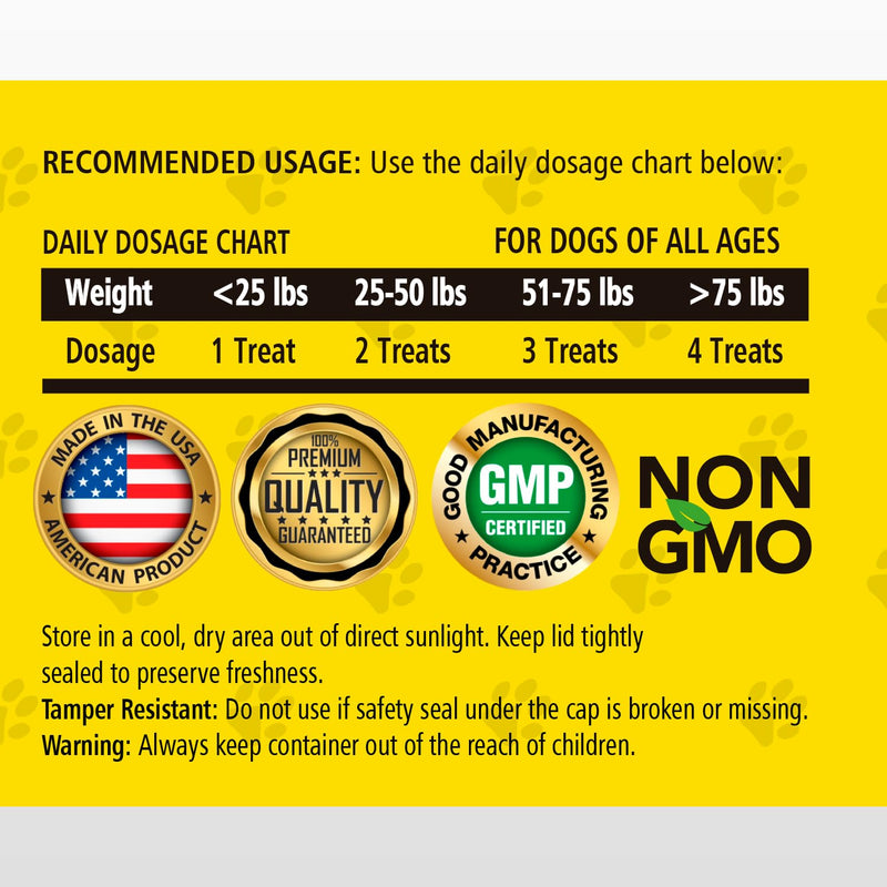Jack & Milo - Probiotics for Dogs, Digestive Enzymes, Allergy & Immune Support Probiotic-Dog Probiotics, Veterinary Grade, 7.5 Billion CFU's +Pancreatic 4X, Unique Blend- USA Made, 120 Tablets