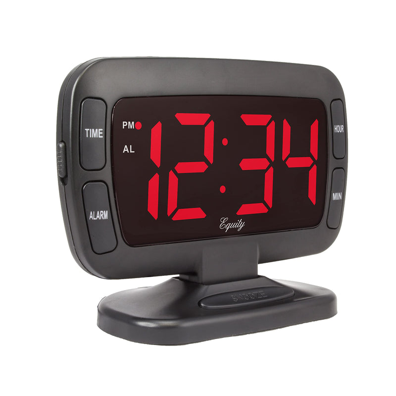 Equity 30016 Large 1.8 Inch Tilt LED Alarm Clock (Pack of 1)