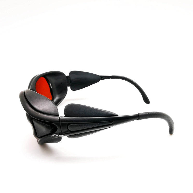 MCWlaser Laser Safety Glasses 190-540nm Protective Goggles CE for UV Lamp Ultraviolet/Blue/Green Laser Absorption Type EP-3 Style 2