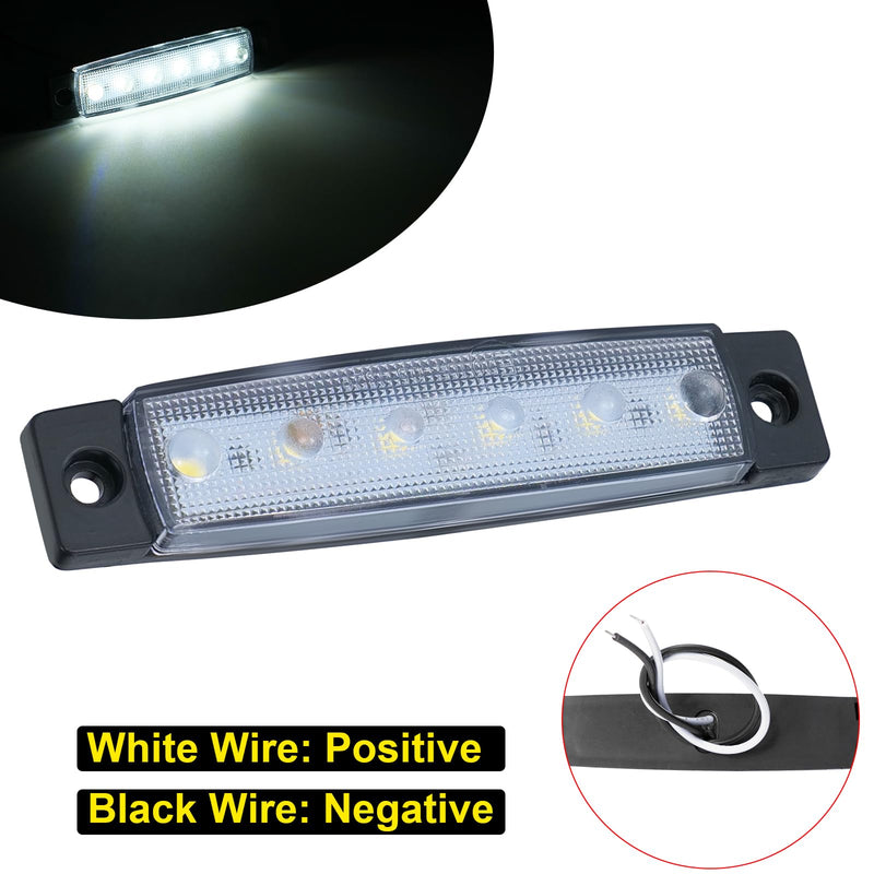 20Pack DC12-24V Marine Boat LED Navigation Lights Stern Transom Cabin Deck Courtesy Light Interior Lamp Waterproof for Pontoon Kayak Sailboat Fishing - White