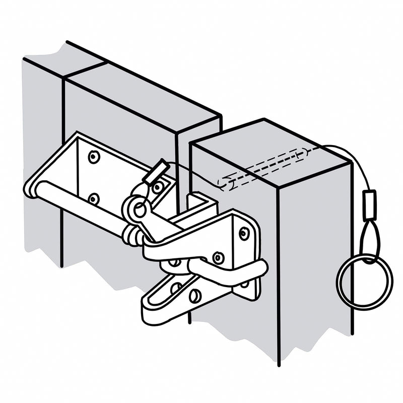 Heavy Duty Automatic Latch for Wooden & Metal Gates, Vinyl Fence, Self Locking Outswinging Pool & Dog Gate Door Latch with Gravity Security & Cable Pull Opener, Black