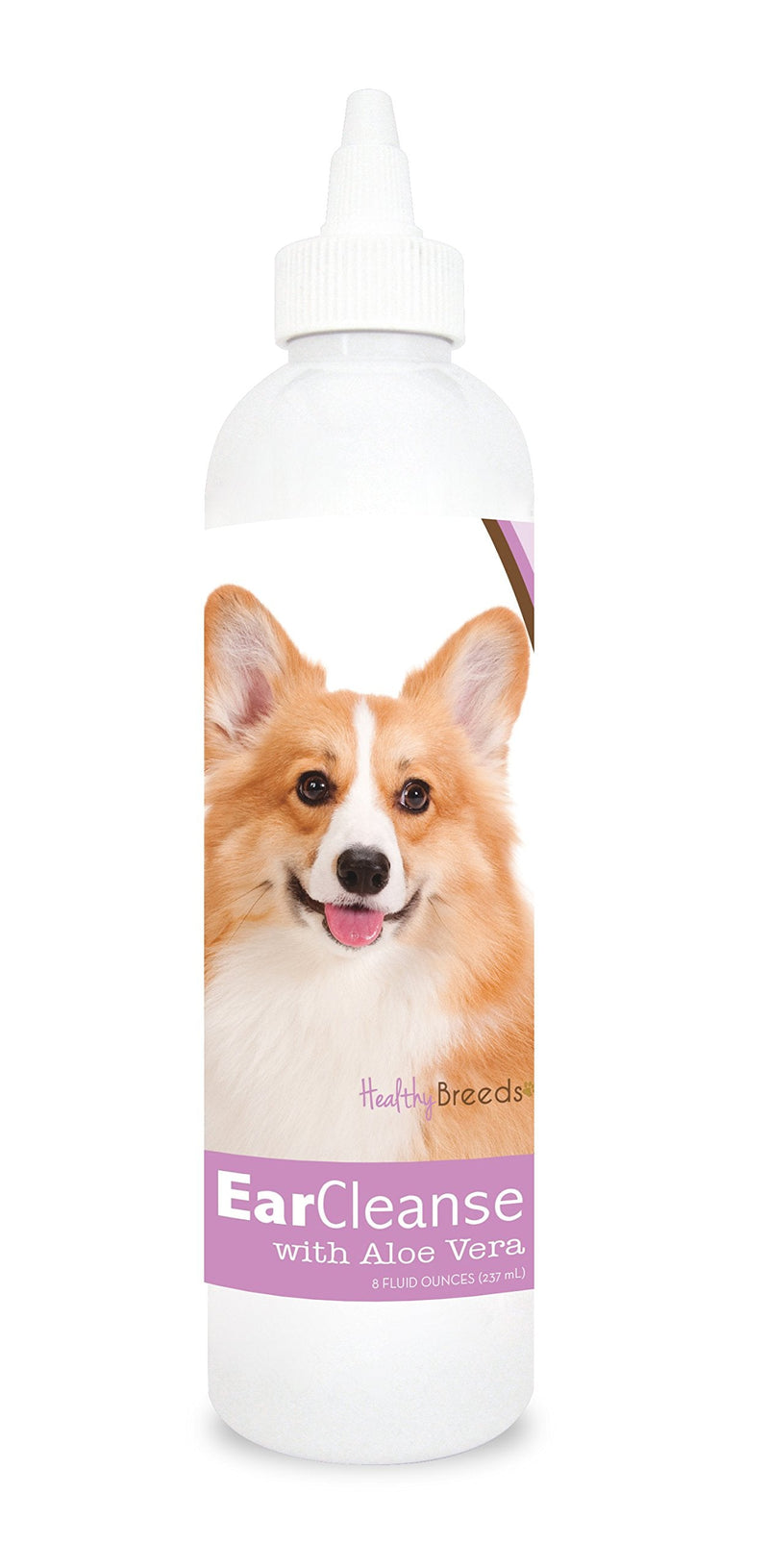 Healthy Breeds Pembroke Welsh Corgi Ear Cleanse with Aloe Vera Sweet Pea and Vanilla 8 oz