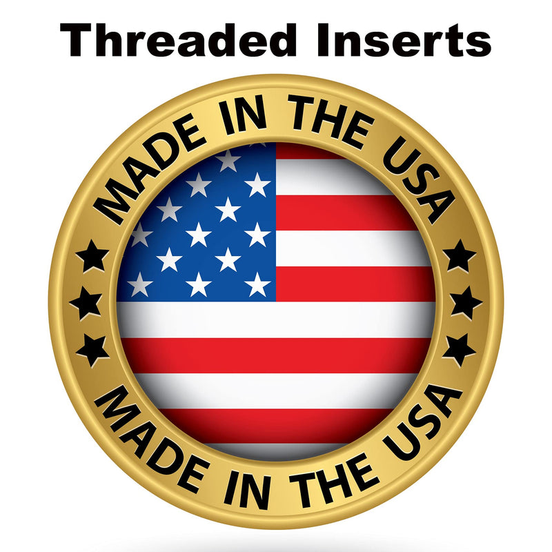 E-Z LOK EZ-329-624 Threaded Inserts for Metal, 3/8-24 Installation Kit, Steel, Black Oxide 3/8-24 (EZ-329-624)