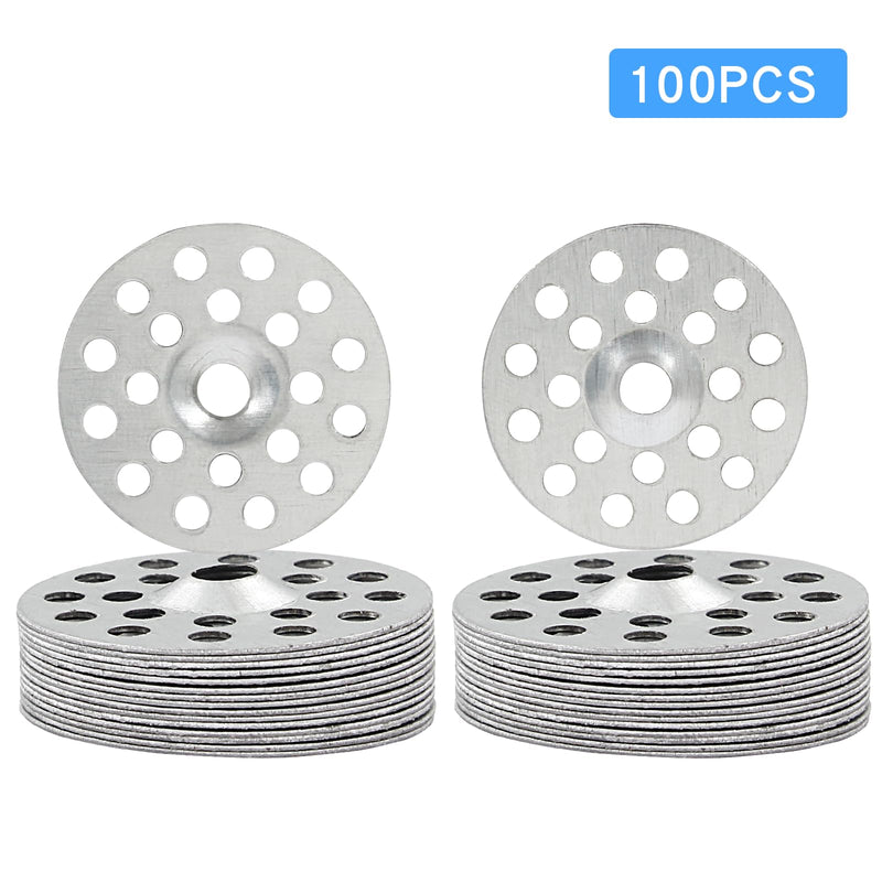 100pcs 1 inch Plaster Washers Zinc Metal Washer, Plaster Repair Washers Profile Washer for Wall, Ceiling, and Drywall Repair 100
