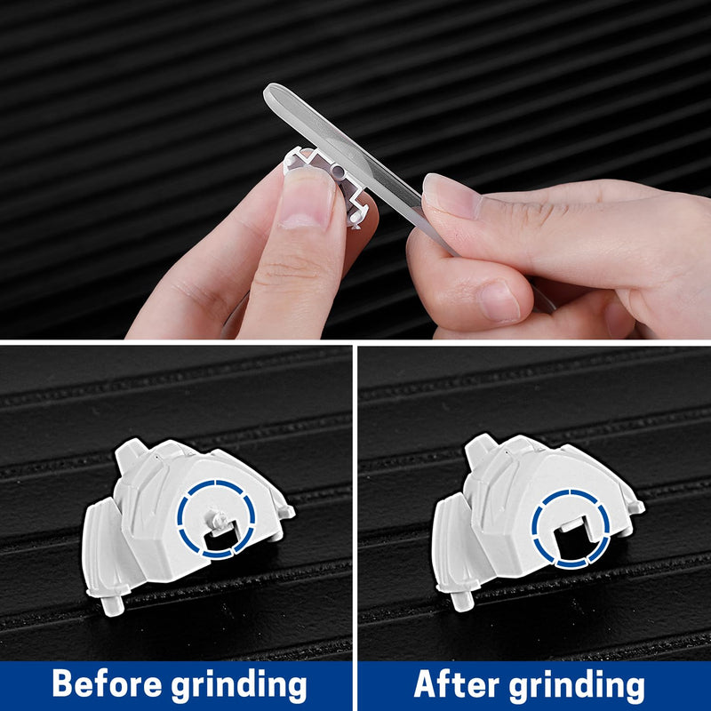 3 PCS Hobby Model Glass Polishing Files, Hobby Files Glass File Gunpla, Hobby Grinding Tools for Plastic Gundam Models