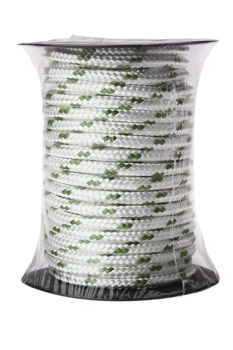 KIS Premium Quality Double Braided Nylon Polyester Rope 6 MM (1/4 inch 60 ft) - Boat, Docking, Anchor - Heavy-Duty Extra Strength - Multi-Purpose, Sailing, Crafting, Camping, Marine - Made in Turkey 1/4" 60 ft