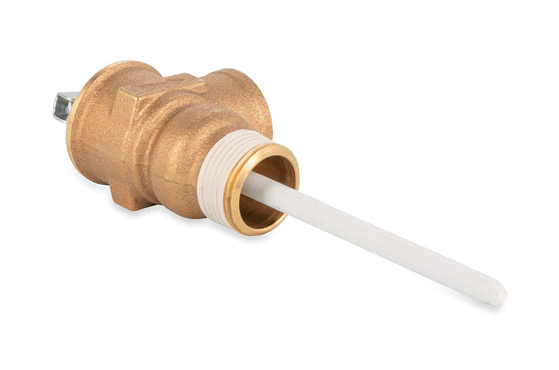 Camco Automatic Temperature and Pressure Relief Valve with Extension Probe and Lever | Features an All Brass Body with a Stainless Steel Pressure Spring | (10473) One Size