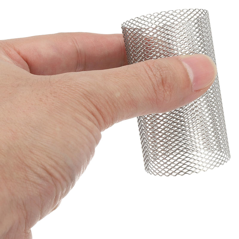 PATIKIL 2 Pcs 35mm OD Strainer Mesh, 58mm H Screen Y Shaped Strainer Filter Valve Mesh Screen 304 Stainless Steel Strainer Mesh for Debris Pump Water Oil Separation 35x58mm ODxH