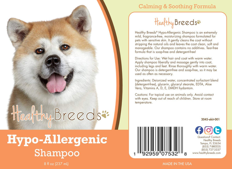 Healthy Breeds Akita Hypo-Allergenic Shampoo 8 oz - PawsPlanet Australia
