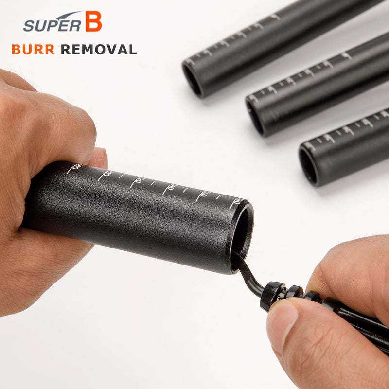 Super B Tubing Cutter- Pipe Cutter Tool 1/4"-1-1/2"OD -Copper, Aluminum, Brass Stainless Steel and Plastic Tubing Quick-Acting Cutter with Replacement Wheel and Deburring Tool (TB-1917)