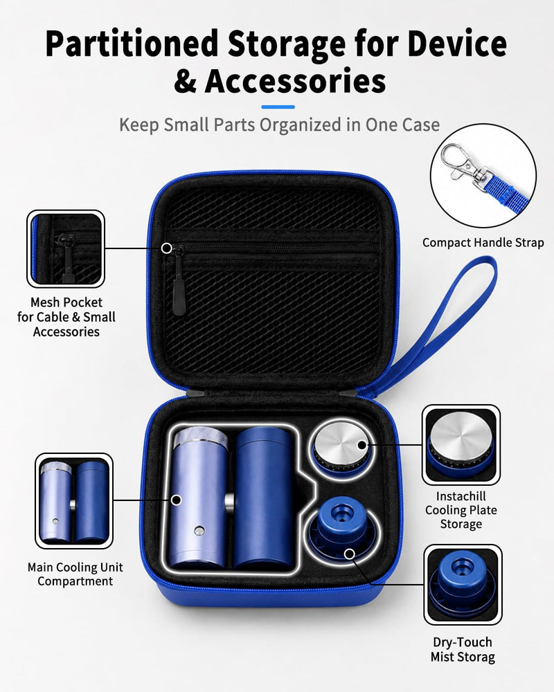Carrying Case Compatible with Shark ChillPill Portable Fan Blue