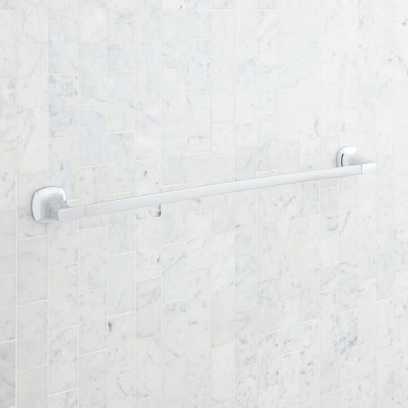 Signature Hardware 18" Sefina Towel Bar - Chrome