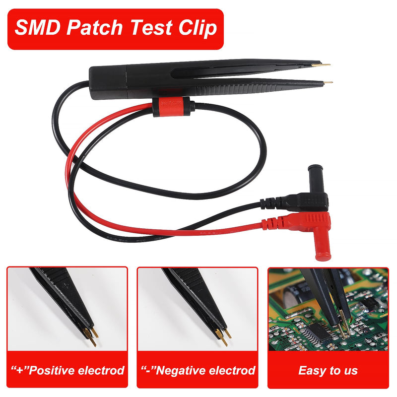 Electrical Multimeter Test Leads Set, Professional Test Leads Set with Alligator Clips, Test Hook, Test Probes Lead kitfor Digital Electrical Testing
