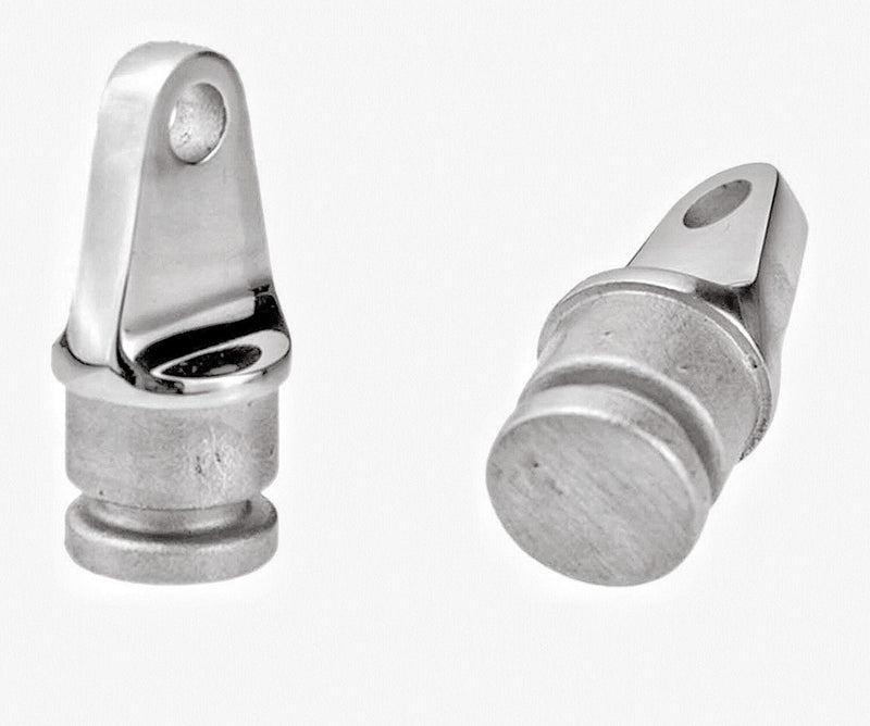 Boat Bimini Top Inside Eye End 7/8" Rounded Plug,316 Stainless Steel Marine Hardware Fitting (Size:22mm/7/8”,2Pcs) Size:22mm/7/8”,2Pcs