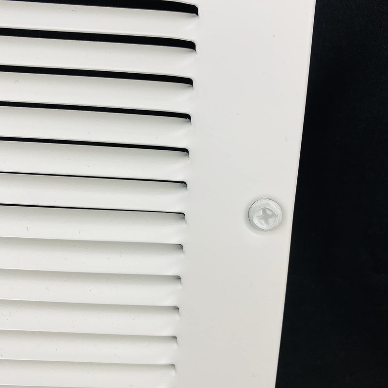 Fits 14x6 Duct Opening | Steel Return Air Grille by Handua | Vent Cover Grill for Sidewall and Ceiling | White | HVAC Cold Air Intake Grille | Outer Dimensions: 15.75"W X 7.75"H 1 14"W x 6"H [Duct Opening]