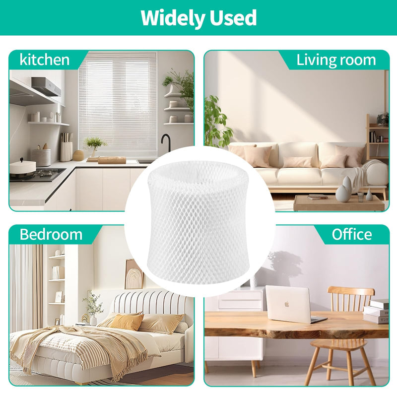 Humidifier Replacement Filter Compatible with Canopy Bedside and Nursery Humidifier,Made with Wood Pulp, Paper Filter, 4-Pack