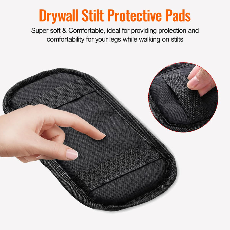 2 Packs Drywall Stilt Replacement Parts, Comfort Stilt Pads Protective Padded Leg Bands for Drywall, Nylon Adjustable Stilt Leg Straps, Suitable for Home Decoration, Street Performance 1