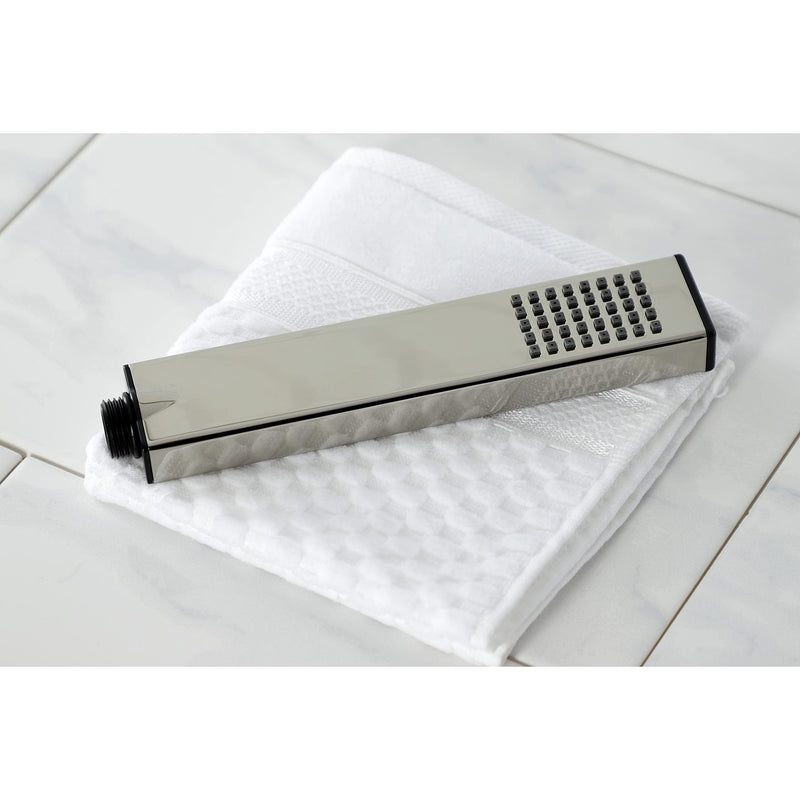 Kingston KX4131A6 Function Rectangular Hand Shower, Polished Nickel 7.44 x 1.56 x 0.75