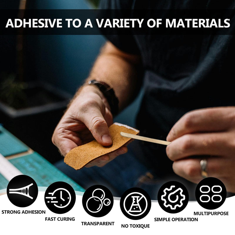 5 Minute Epoxy Clear 250ml, 2 Part Epoxy Glue, High Viscosity Fast Curing Multi-Purpose 5 Min Epoxy Glue for Repairing Hard Plastics, Metals, Ceramics, Wood, Etc