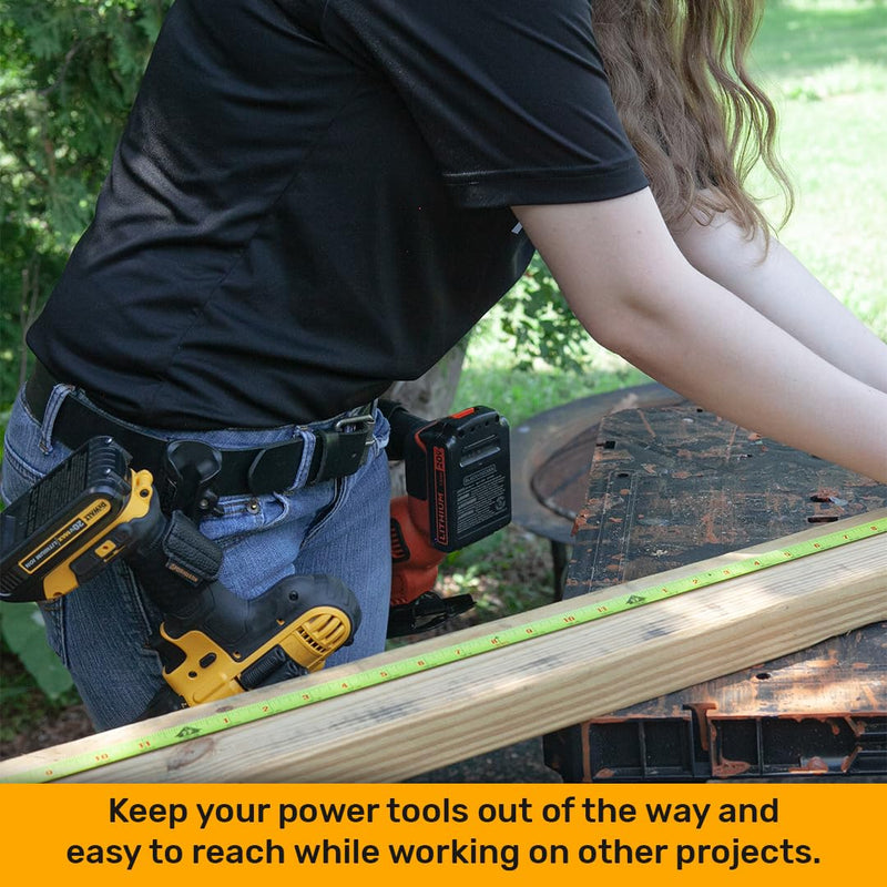 Spider Tool Holster - Self Locking, Quick Draw, Universal Tool Holder - Clips onto Any Belt - Requires Other Spider Tool Holster Accessories