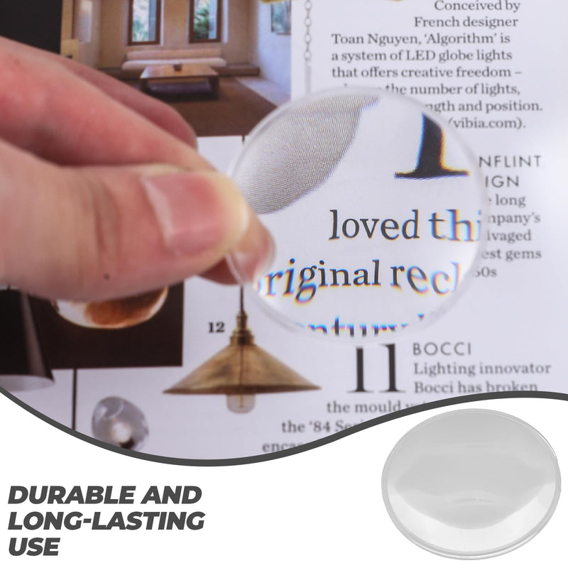 Lens for Magnifier Magnifying Glass Lens- 20Pcs Double Convex Optical Lens for Magnifier 42mm Diameter Biconvex Lens Plastic Lens - NewNest Australia