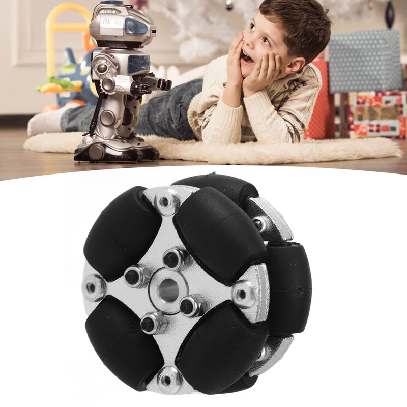 38mm Double Aluminum Omni Wheel 38mm Omnidirectional Wheel with Metal Hubs 14166 Robot Smart Car Parts Accessories
