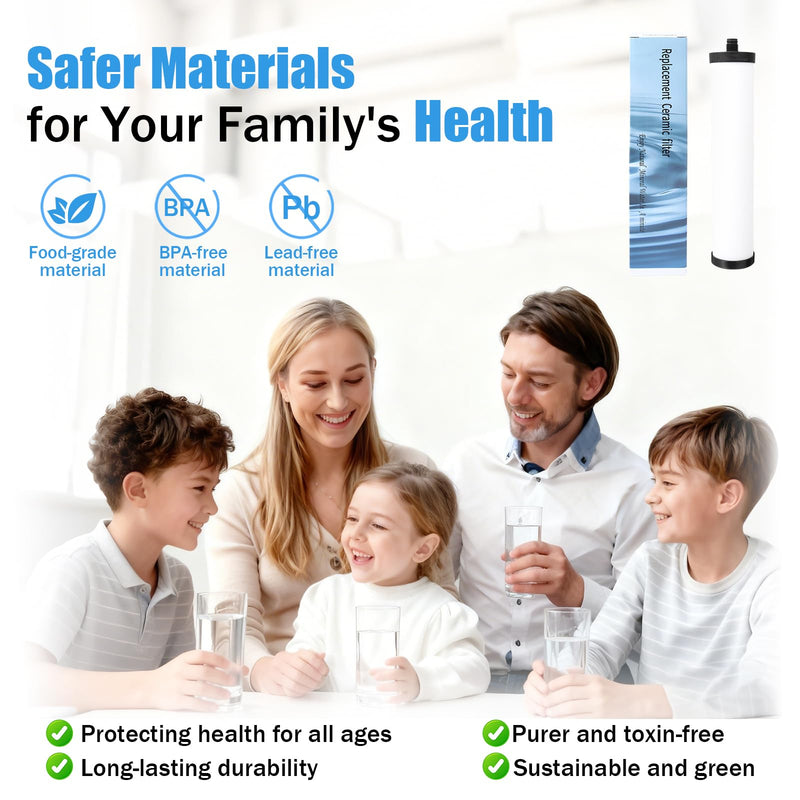 FRX02 UltraCarb Water Filter for Franke Triflow & FilterFlow System | Ceramic Drinking Water Filter Cartridge Helps Reduce Chlorine, Sediment & Improve Water Taste