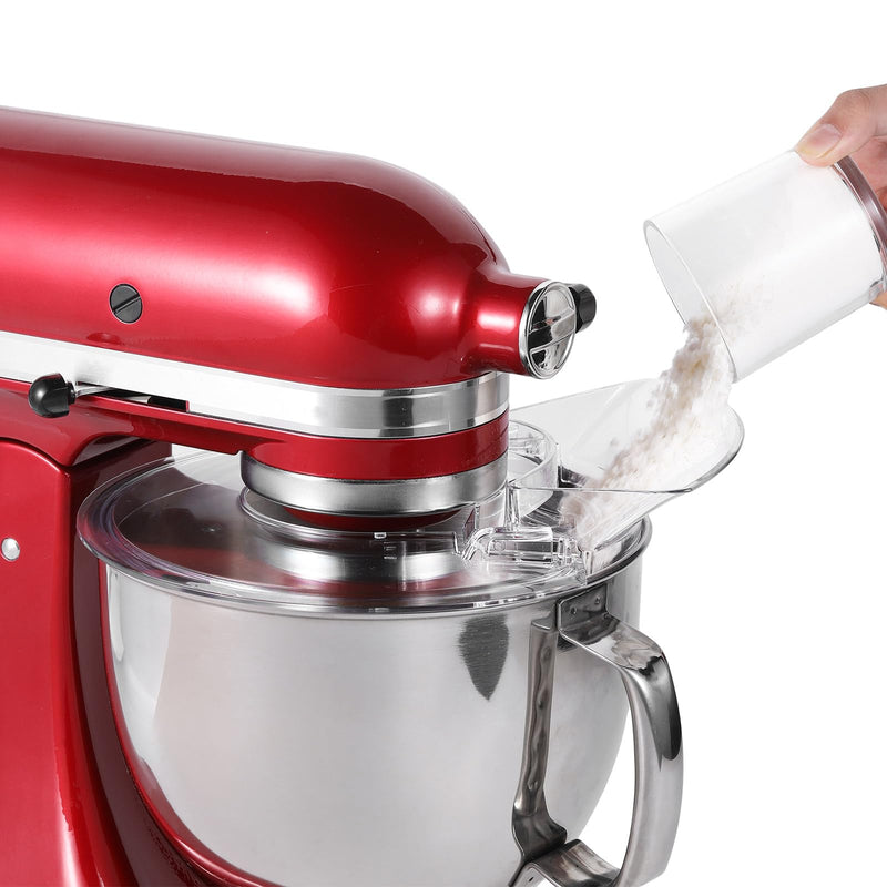 Pouring Shield for KitchenAid-Secure Pouring Shield with Removable Pour Spout for KitchenAid 4.5-5 Quart Tilt-Head Stand Mixers, Splatter Guard Fits for Stainless Steel, Glass, Ceramic Bowls Pouring Shield for 4.5-5 Qt Tilt-Head Stand Mixers