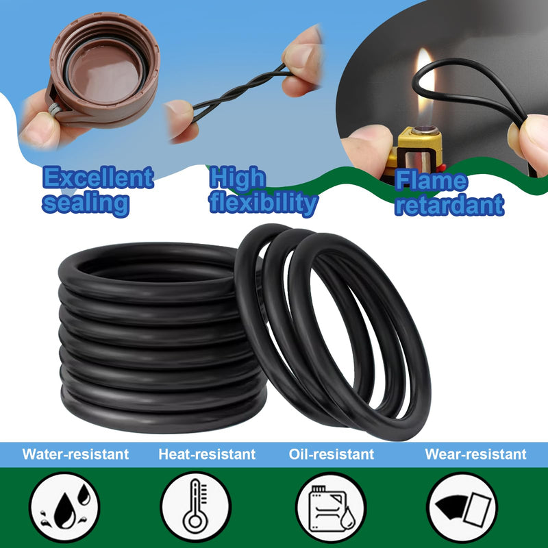37 Sizes 1075Pcs Universal Rubber Washers Assortment Kit Faucet washers & O-Rings & Plumbing gaskets for Faucets, Hoses, Spigots and Other Home Plumbing Seal Repair with Pick Hook