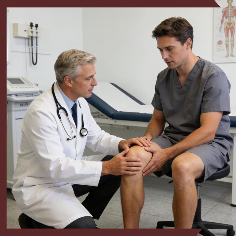 1:1 Osteoarthritis Knee Model for Orthopedic Patient Education | Shows Knee Arthritis;Explains Cartilage Wear;Magnetic Demo Design;For Clinic Teaching;Patient Education Aid