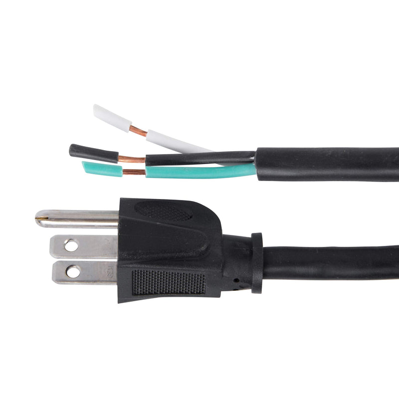 Inc PS615143 3-Wire Appliance and Power Tool Cord, 6 ft, 14 AWG, 15A/125V AC, 1875w , Black 6 ft, 14 AWG, 15A/125V AC, 1875W,