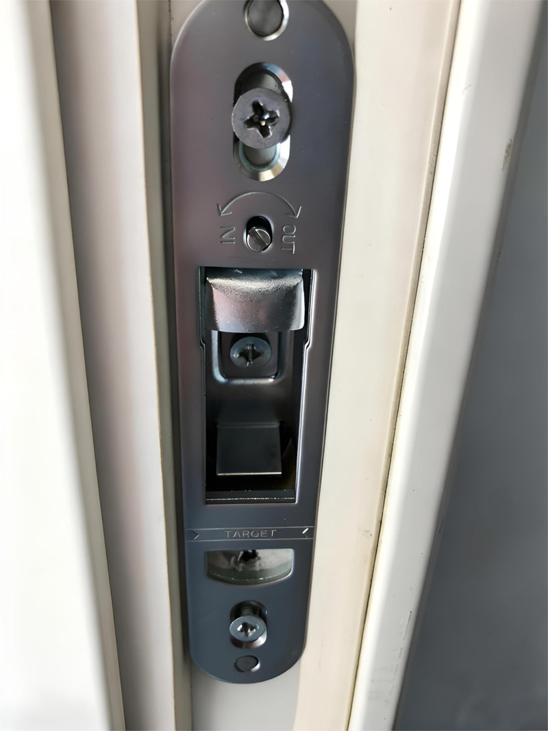 Gliding Patio Door Reachout Lock and Receiver Kit Compatible with Andersen 2-Panel OEM Part, 2-9/16" Hole Centers, Non-Handed(1986 to Present)