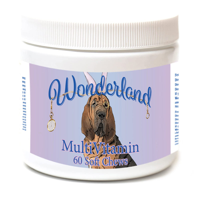 Wonderland's Multi-Vitamin Soft Chews for Dogs 60 Count, White
