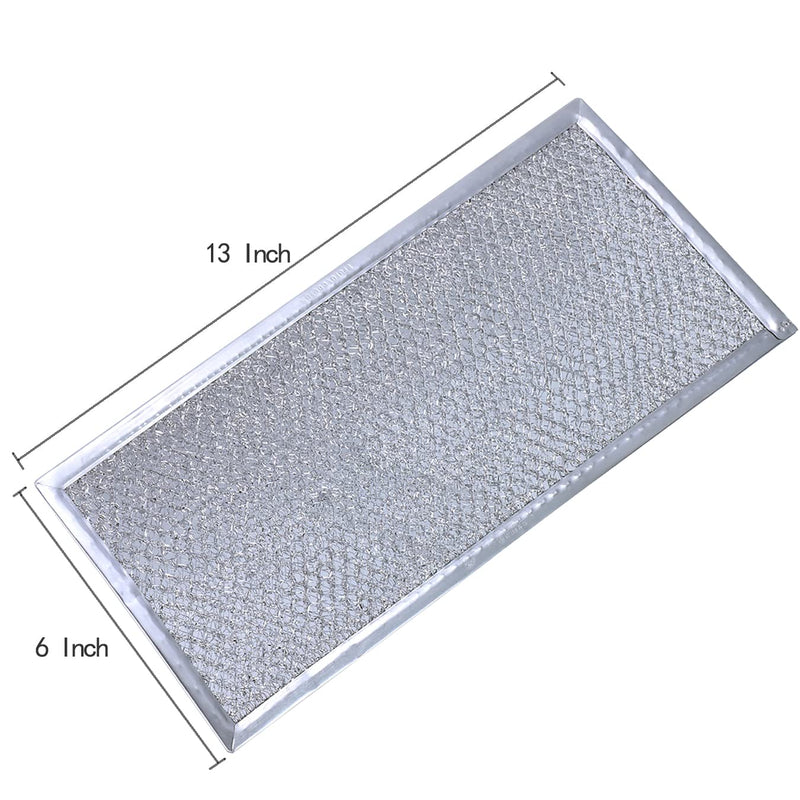Grease Filter Replacement for Whirlpool Microwave WMH31017AS WMH31017HZ WMH31017FS WMH32519HZ WMH32519CS WMH32519HZ WMH53520CS WMH53521HZ.(2 Pack) 2