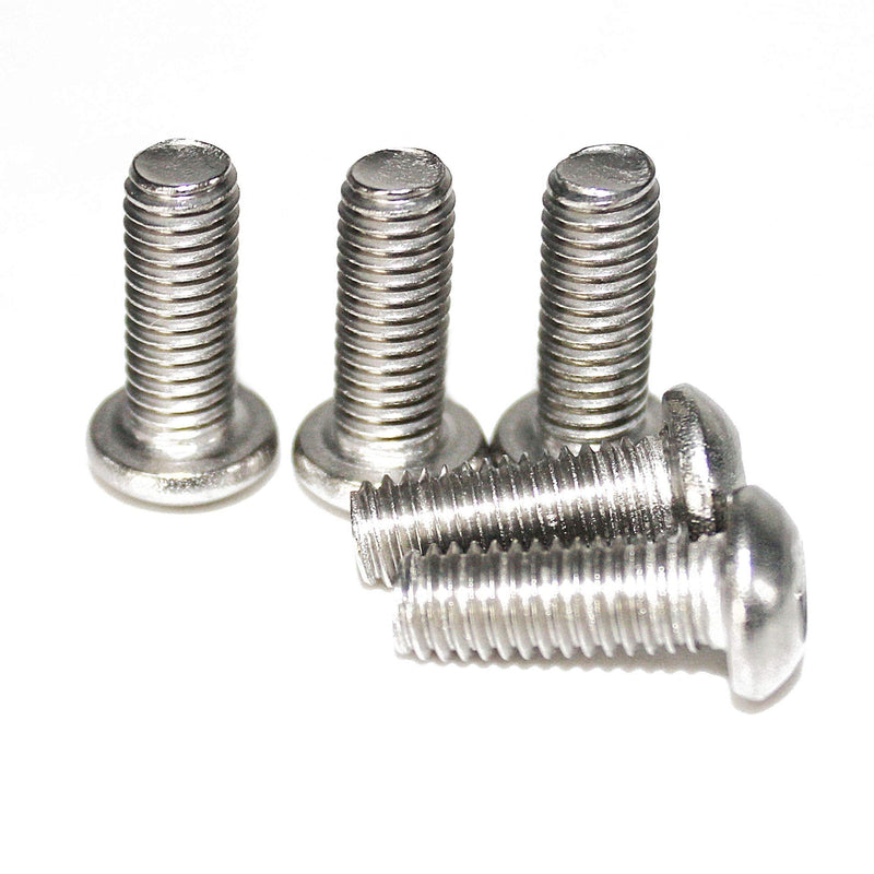M6-1.0 x 16 mm Button Head Socket Cap Screws, ISO7380, 18-8 Stainless Steel, Allen Hex Drive by Fullerkreg, Quantity 25, Come in a Plastic Case M6 x 16mm