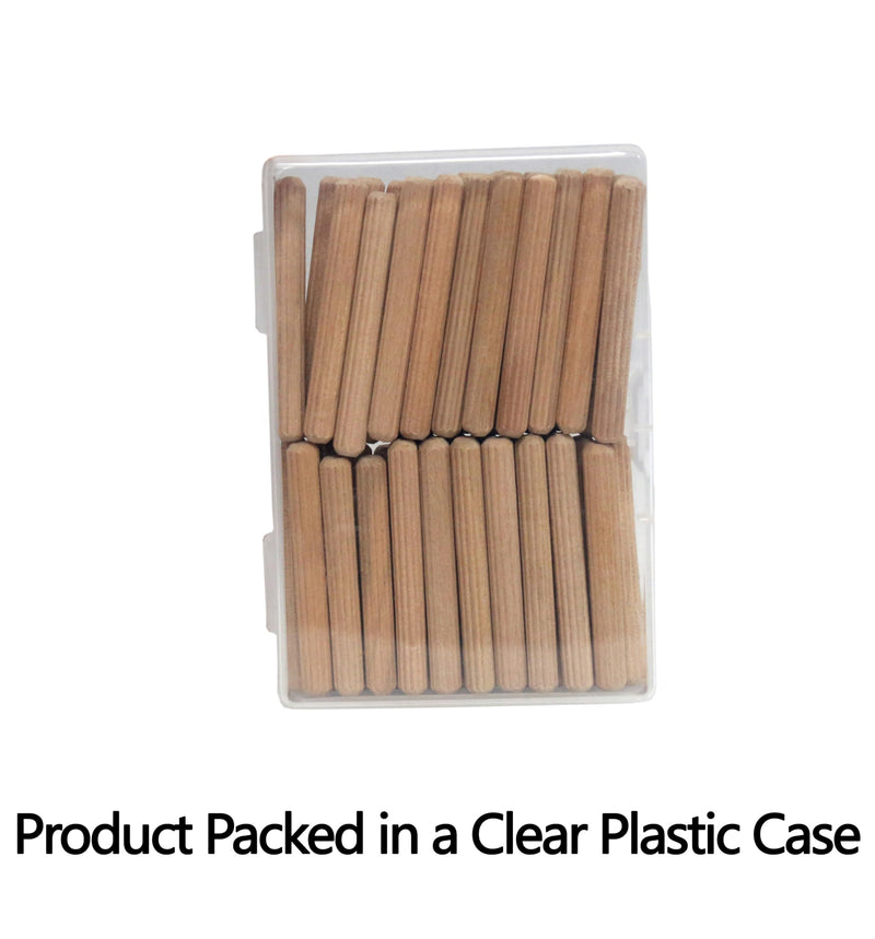 42Pcs Wood Dowel Pins Compatible with IKEA Part 101339 (Kallax Shelves), Replacement Shelf Support Pins for IKEA Kallax Shelves, Fluted Dowel Pins Made from Hardwood