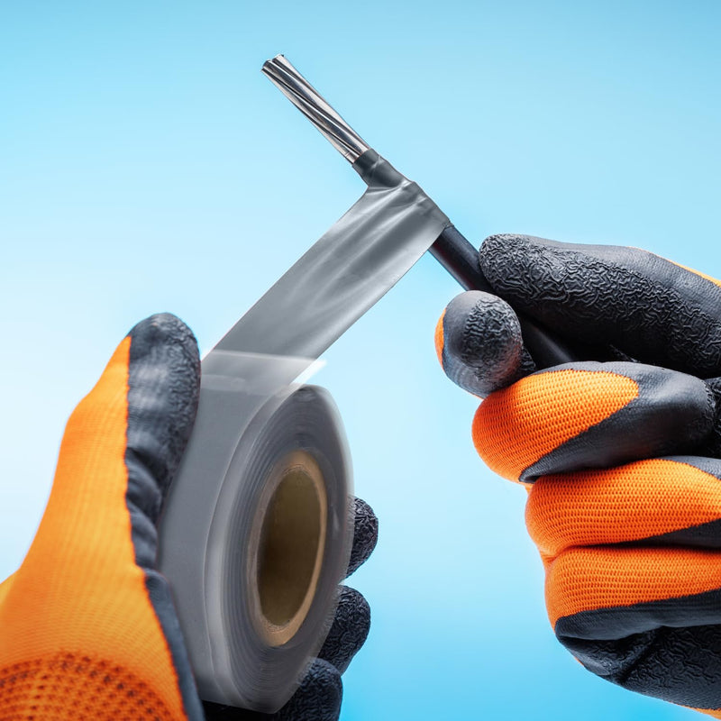 Bond It E-Shield Self-Fusing Silicone Tape, Adhesive-Free, Arc & Track Resistant Electrical Insulation Wrap, Waterproof, Heat Resistant Up to 500F, Non-Sticky, 1" x 10' x 12mil, Clear - NewNest Australia
