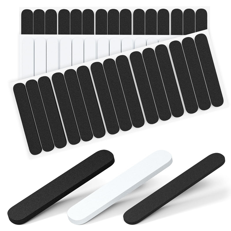 45pcs Hat Size Reducer, Hat Sizer Reducer Insert, Make Smaller Sweatband, Self Adhesive Resizer Foam Tape for Hat Cap, Black and White